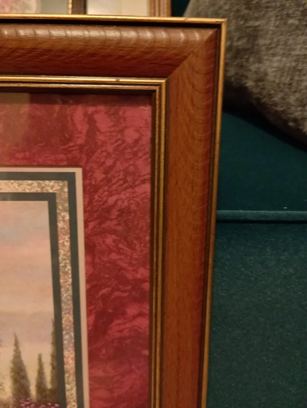 Home Interiors framed landscape